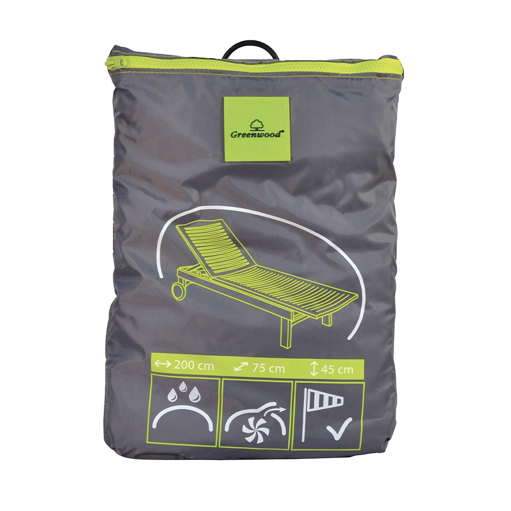 Waterproof Cover for Garden Beach Sunbed 200x75x45cm CVL