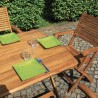 Folding wooden rectangular table 140x80cm for outdoor garden Meda On Sale
