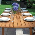 Expandable outdoor garden wooden table 180-240cm Munroe On Sale
