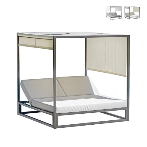 Canopy double bed for garden and pool 195x195cm Cabana Promotion