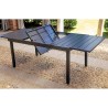 Expandable modern dining table for garden 150-210x95cm Hilda Sale