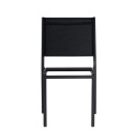 Antracite aluminum chair for garden, bar, and restaurant - stackable Denali Offers