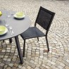 Denali Stackable Anthracite Aluminum Chair for Garden, Bar, or Restaurant Discounts