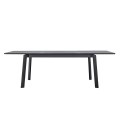 Expandable outdoor garden table 160-240x102cm in aluminum Kend Promotion