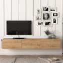Mobile TV wall-mounted 3-door 180cm modern design Damla living room Model