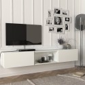 Modern suspended mobile TV design 180cm 2 doors 1 compartment to day Hilary Offers