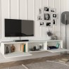 Modern suspended mobile TV design 180cm 2 doors 1 compartment to day Hilary Choice Of