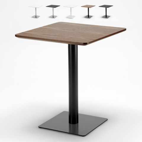 Square Table 60x60 with Central Support Coffee Bar Pub Bistros Horeca Promotion