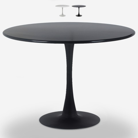 Round Tulip Table in 120cm Metal for Outdoor Bar Restaurant Tekos Promotion