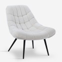 Velvet modern style armchair with wide upholstered seat Ohio. Sale