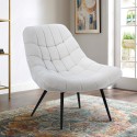 Velvet modern style armchair with wide upholstered seat Ohio. Offers