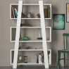 Modern design wall bookshelf 90x22x150cm white 5 shelves Almira Offers