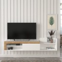 Modern mobile TV hanging design with 1 door and shelf 180x32x42cm Trella Measures