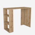 Desk office study 3 shelves 90x40x74cm modern wooden Netenya On Sale