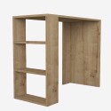 Desk office study 3 shelves 90x40x74cm modern wooden Netenya Offers