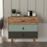 Living room bedroom shabby chic 3 drawers chest of drawers Triwave On Sale