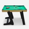 Folding 3in1 Multifunction Game Table: Billiards, Ping Pong, Hockey, Texas Characteristics
