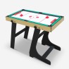 Folding 3in1 Multifunction Game Table: Billiards, Ping Pong, Hockey, Texas Discounts