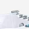Rectangular built-in wall whirlpool bathtub Itaca Discounts