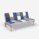 Sofa bed 2-3 seats in modern patchwork style fabric Kolorama+ Sale