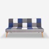 Sofa bed 2-3 seats in modern patchwork style fabric Kolorama+ Discounts