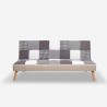 Sofa bed 2-3 seats in modern patchwork style fabric Kolorama+ Choice Of