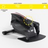 Stepper mini elliptical pedal desk office home Chronos Choice Of