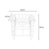 Modern design multicolored fabric pozzetto patchwork armchair Caen. Discounts