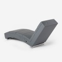 Massaging heated lounging chair in faux leather Rennes Choice Of