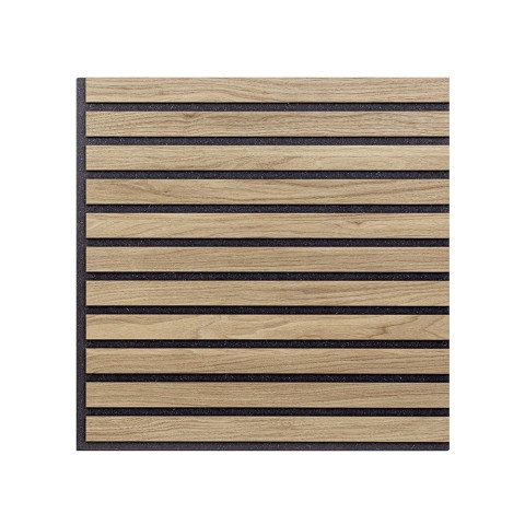 10 x Sound-absorbing panel 58x58cm decorative oak wood Deco BR Promotion