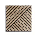 10 x decorative oak wood sound-absorbing panel 58x58cm Deco DR Promotion