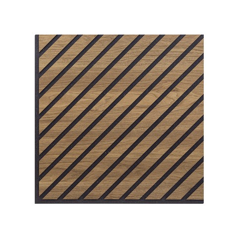 10 x decorative walnut wood sound-absorbing panel 58x58cm Deco CN Promotion
