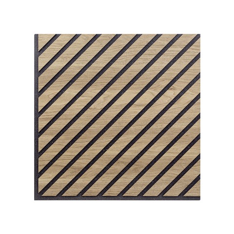10 x panel 58x58cm decorative oak wood sound-absorbing Deco CR Promotion