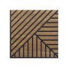10 x decorative sound-absorbing wooden panel walnut 58x58cm Deco AN Promotion