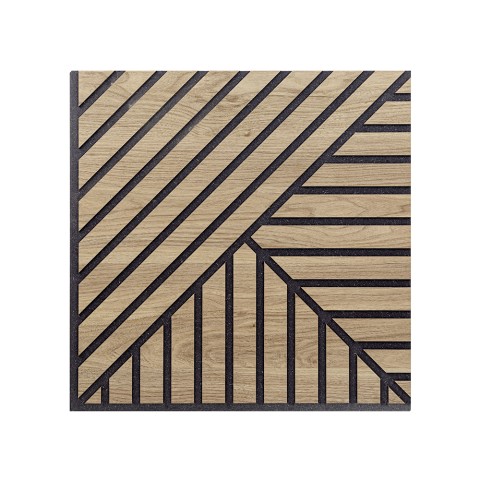 10 x sound-absorbing wooden oak panel 58x58cm decorative Deco AR Promotion
