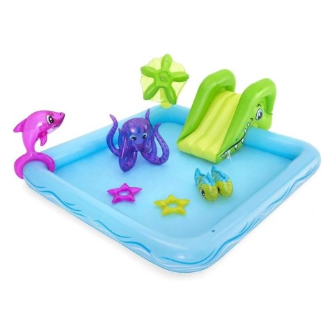 Bestway 53052 inflatable kiddie pool with aquarium theme Promotion