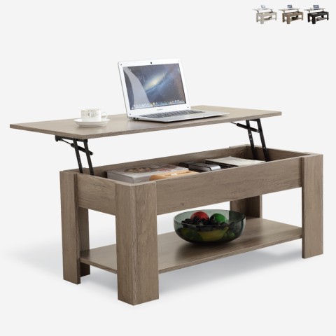 Coffee table with modern storage compartment Suares Promotion