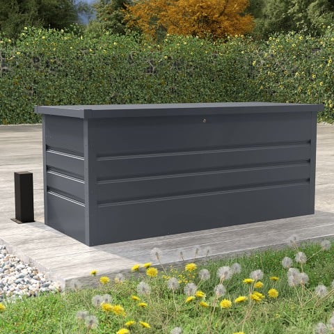 Garden external storage box 165x69x62cm in steel Innsbruck Promotion