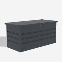 Outdoor garden storage box in steel 132x61x62cm Chamonix Sale