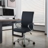 Elegant ergonomic swivel office chair steel leatherette Cursus On Sale