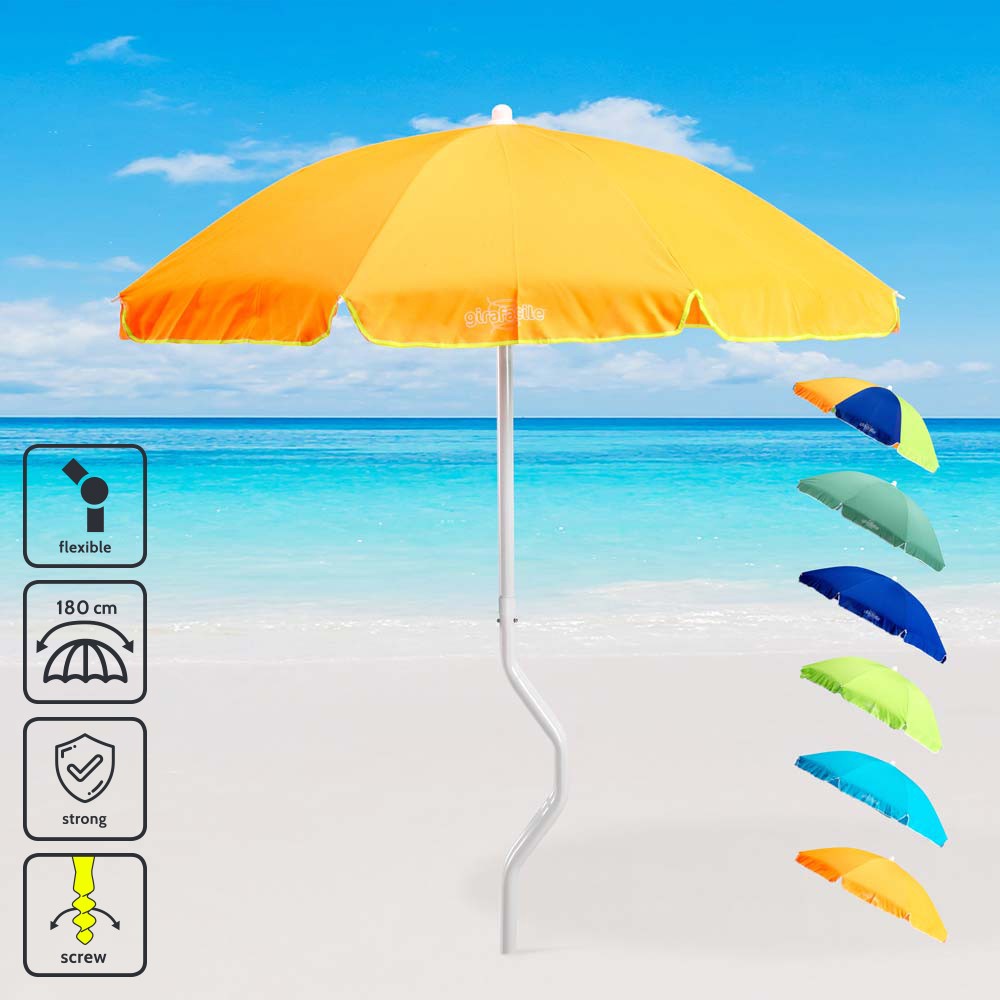 Dioniso GiraFacile® 180cm Patented Cotton Beach Umbrella