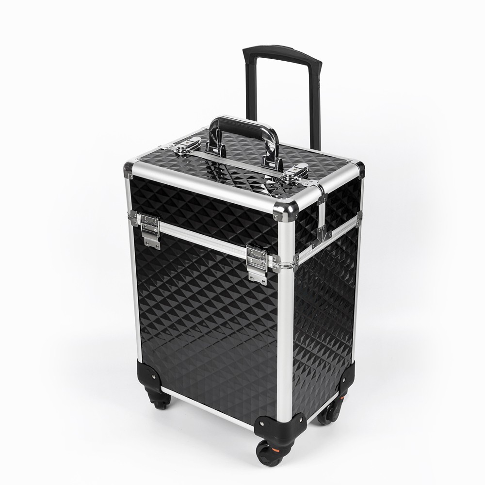 Professional makeup trolley carrying case for beauticians, 4 trays Betel.