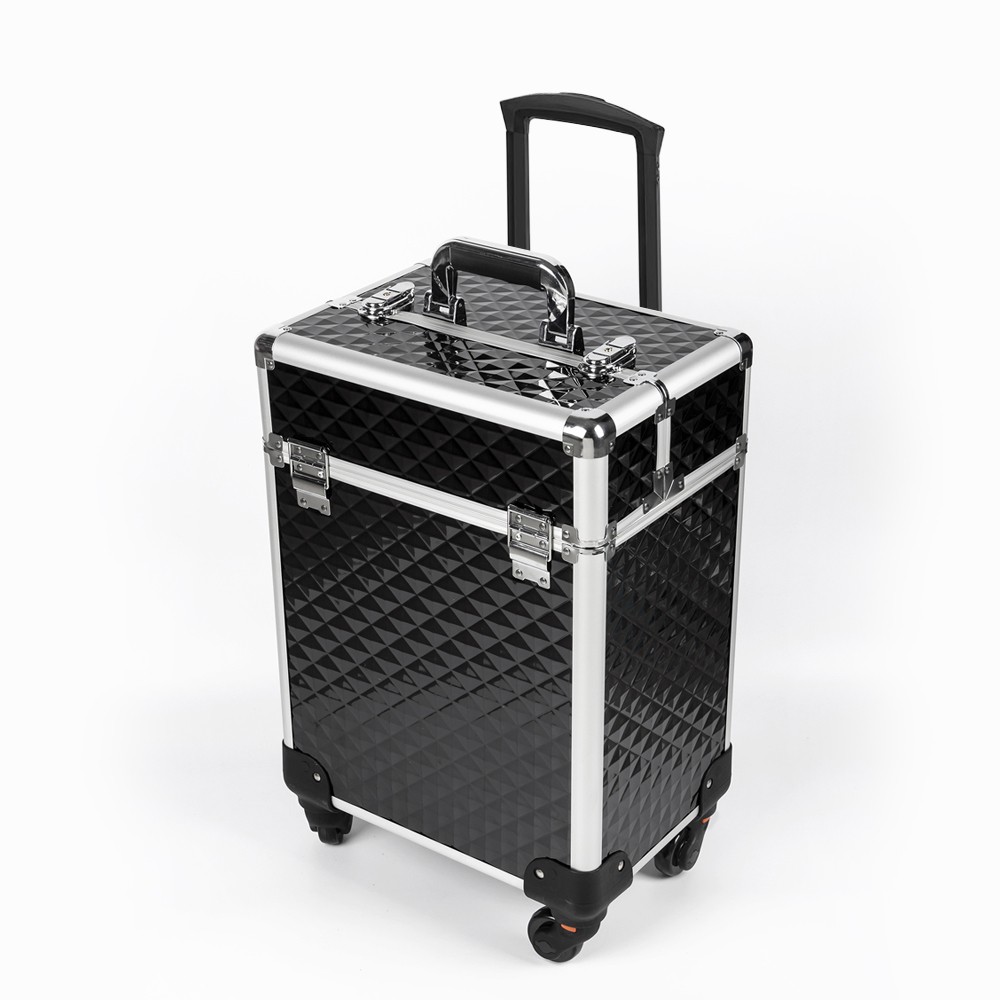 Professional Makeup Trolley Case with 4 Trays Betel