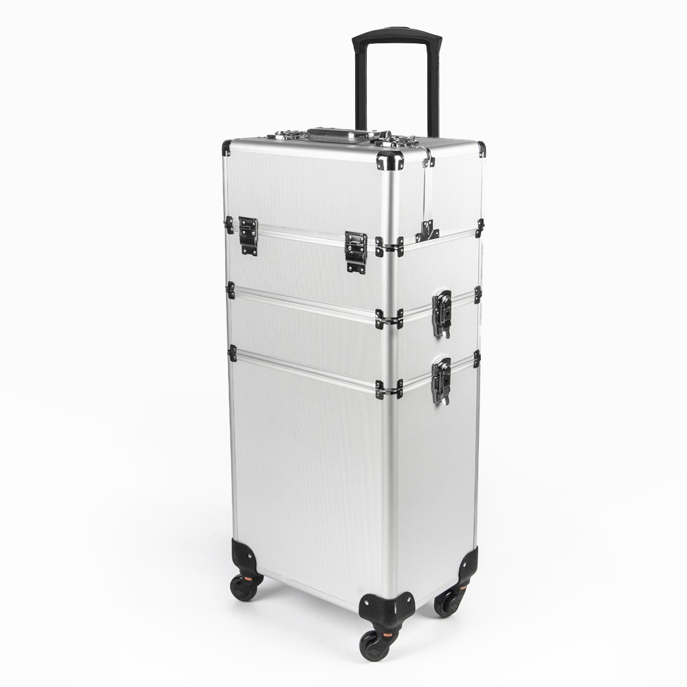 Esthetician trolley suitcase with make-up holder 4 wheels Sirius.