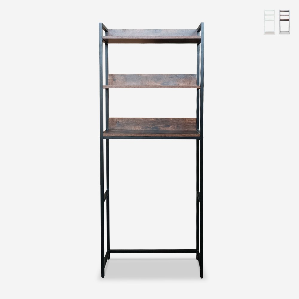 Bathroom Cabinet for Washer Dryer with 3 Shelves 63x24x157h Tamiq