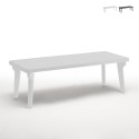 Garden table extendable 160-220x90cm polypropylene Bergen On Sale