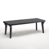 Garden table extendable 160-220x90cm polypropylene Bergen Bulk Discounts