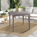 Garden table bar outdoor square 80x80cm in polypropylene Malmo Sale