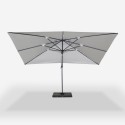 Garden Umbrella Offset 3x4m Adjustable Rotating Jungle Dark Catalog