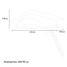 Alaska XL 4-Person Car Roof Tent 190x240cm Model